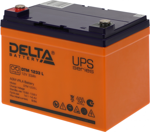 Батарея для ИБП Delta DTM 1233 L 12В 33Ач DTM 1233 L