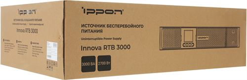 Источник бесперебойного питания Ippon Innova RTB 3000 2700Вт 3000ВА черный 2028480