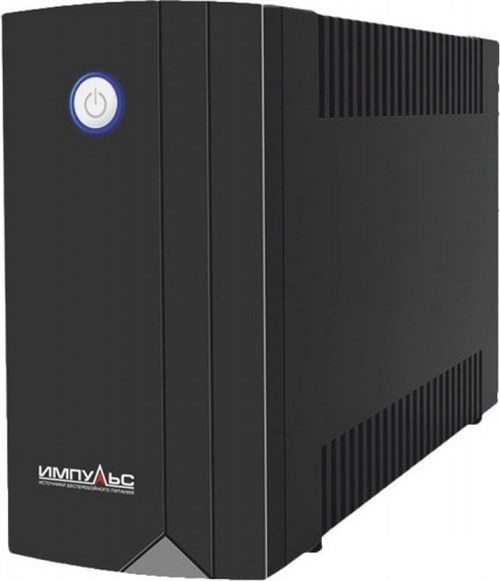 Источник бесперебойного питания Импульс Юниор 850 480Вт 850ВА черный JN85101
