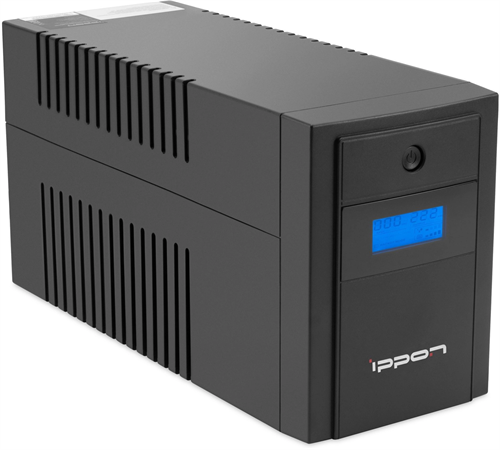 Источник бесперебойного питания Ippon Back Basic 1200 LCD Euro 600Вт 1200ВА черный 1687965