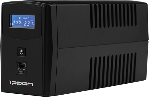 Источник бесперебойного питания Ippon Back Power Pro II 500 300Вт 500ВА черный 1030299