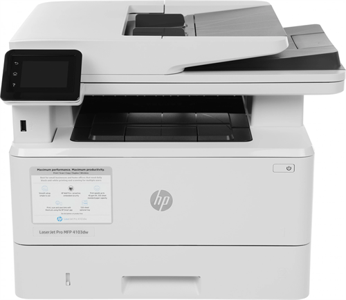 МФУ лазерный HP LaserJet Pro 4103dw (2Z627A) A4 Duplex Net WiFi белый 2Z627A