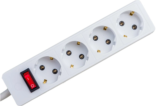 Сетевой фильтр PROconnect STANDARD 5м (4 розетки) белый (пакет ПЭ) 11-7231