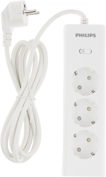 Сетевой фильтр Philips CHP2135WA/51 2м (3 розетки) белый (коробка) CHP2135WA/51
