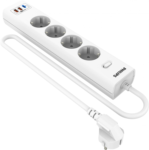 Сетевой фильтр Philips CHP8246WA/51 2м (4 розетки) белый (коробка) CHP8246WA/51