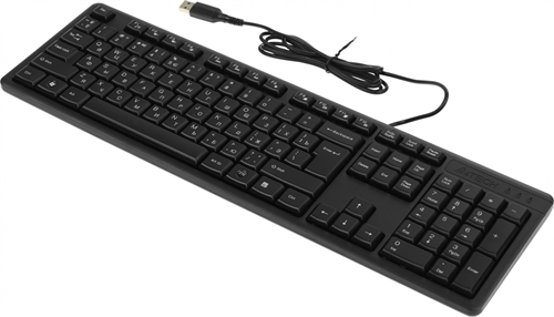 Клавиатура A4Tech KR-3 черный USB KR-3