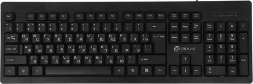 Клавиатура Оклик 95M черный USB (1788106) 1788106