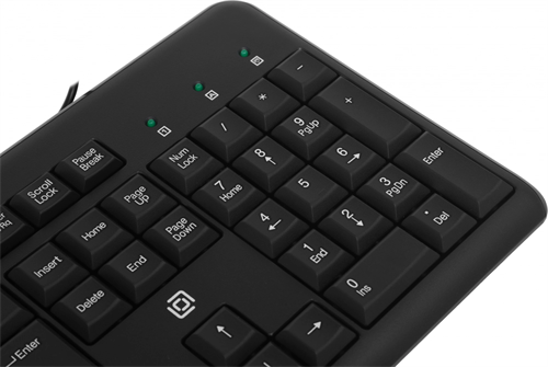 Клавиатура Оклик 305M черный USB Multimedia (1659987) 1659987