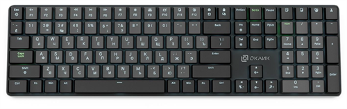 Клавиатура Оклик K953X механическая черный/серый USB Multimedia LED (1901086) 1901086