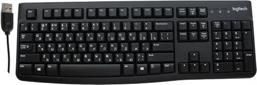Клавиатура Logitech K120 черный USB (920-002583) 920-002583