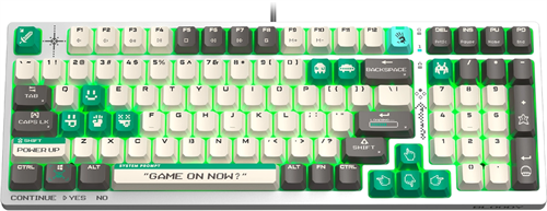 Клавиатура A4Tech Bloody S98 Pixels Green механическая белый/бежевый USB for gamer LED (S98) S98