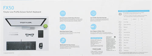 Клавиатура A4Tech FX50 серый USB slim Multimedia (FX50 GREY) кабель 1.5м FX50 GREY