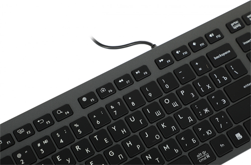 Клавиатура A4Tech FX50 серый USB slim Multimedia (FX50 GREY) кабель 1.5м FX50 GREY