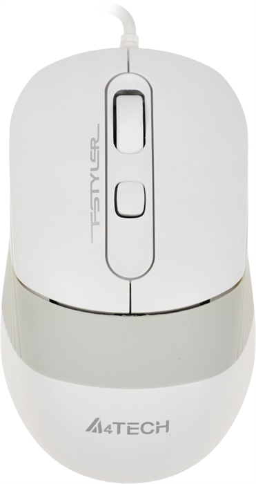 Мышь A4Tech Fstyler FM10 белый/серый оптическая 1600dpi USB 4but (FM10 WHITE) FM10 WHITE