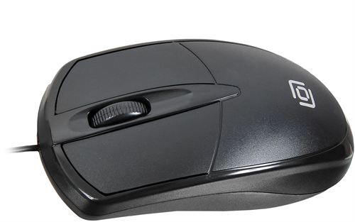 Мышь Оклик 125M черный оптическая 1200dpi USB 3but (1175317) 1175317