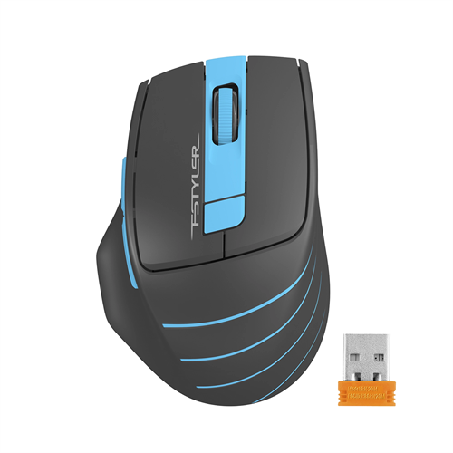 Мышь A4Tech Fstyler FG30 серый/синий оптическая 2000dpi беспров. USB 6but (FG30 BLUE) FG30 BLUE