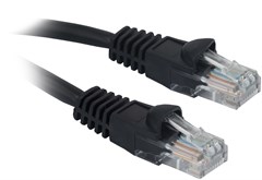 Патч-корд Buro UTP 4 пары cat.5E CCA molded 0.5м черный RJ-45 (m)-RJ-45 (m) 42044