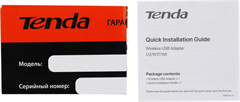 Сетевой адаптер Wi-Fi Tenda W311MI N150 USB 2.0 (ант.внутр.) W311MI