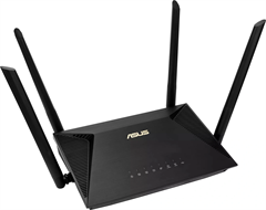 Роутер беспроводной Asus RT-AX1800U AX1800 10/100/1000BASE-TX/4G ready черный RT-AX1800U