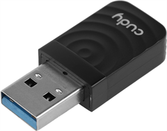 Сетевой адаптер Wi-Fi Cudy WU1300S AC1300 USB 3.0 (ант.внутр.) 1ант. WU1300S