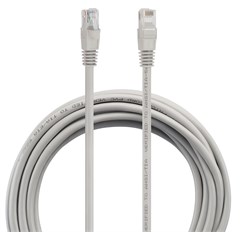 Патч-корд Buro UTP-5E-5M-G UTP 4 пары cat.5E CCA molded 5м серый RJ-45 (m)-RJ-45 (m) UTP-5E-5M-G