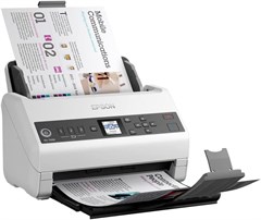 Сканер планшетный/протяжный Epson WorkForce DS-730N (B11B259401/B11B259502) A4 белый B11B259401/B11B259502