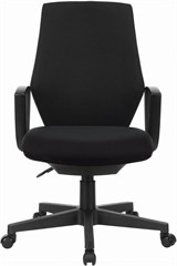 Кресло Бюрократ CH-545 черный 38-418 крестов. пластик CH-545/418-BLACK