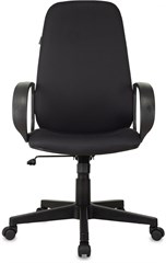 Кресло руководителя Бюрократ Ch-808AXSN темно-серый TW-12 крестов. пластик CH-808AXSN/TW-12