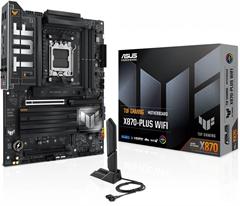 Материнская плата Asus TUF GAMING X870-PLUS WIFI Socket AM5 AMD X870 4xDDR5 ATX AC`97 8ch(7.1) 2.5Gg TUF GAMING X870-PLUS WIFI