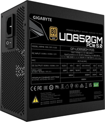 Блок питания Gigabyte ATX 850W GP-UD850GM PG5 Gen.5 80+ gold (20+4pin) APFC 120mm fan 8xSATA Cab Man 28200-U85GP-2EUR