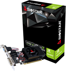 Видеокарта Biostar PCI-E 2.0 GT730-2GB D3 LP (GF108) NVIDIA GeForce GT 730 2Gb 128bit GDDR3 700/1333 VN7313THX1