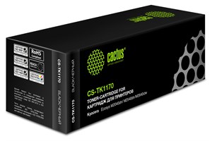 Картридж лазерный Cactus CS-TK1170 TK-1170 черный (7200стр.) для Kyocera Ecosys M2040dn/ M2540dn/M2640idw 10020