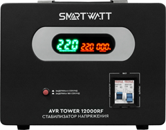 Стабилизатор напряжения Smartwatt AVR Tower 12000RF 12000ВА черный 4512020370001