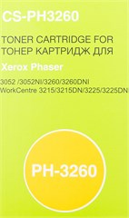 Картридж лазерный Cactus CS-PH3260 106R02778 черный (3000стр.) для Xerox Phaser 3052/3260/WC 3215/32 CS-PH3260