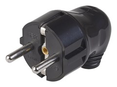 Вилка IEK ВПу11-02-Ст (EVP11-16-01-K02) разборная угловая с заземляющим контактом EVP11-16-01-K02