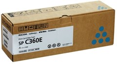 Картридж лазерный Ricoh SP C360E 408189 голубой (1500стр.) для Ricoh SP C360DNw/C360SNw/C360SFNw/C36 408189