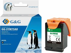 Картридж струйный G&G GG-3YM75AE 653 черный (6мл) для HP DeskJet Plus Ink Advantage 6075/6475 GG-3YM75AE