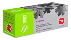 Картридж лазерный Cactus CS-C716M 716 M пурпурный (1500стр.) для Canon i-Sensys MF8030/MF8030cn/MF80 CS-C716M