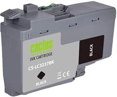 Картридж струйный Cactus CS-LC3237BK черный пигментный (65мл) для Brother HL-J6000DW/J6100DW с чипом CS-LC3237BK