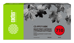 Картридж струйный Cactus CS-PFI710BK PFI-710 BK черный пигментный (700мл) для Canon imagePROGRAF TX- CS-PFI710BK