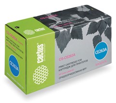 Картридж лазерный Cactus CS-CE263A CE263A пурпурный (11000стр.) для HP LJ CP4025/CP4525/CM4540 CS-CE263A