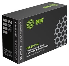 Картридж лазерный Cactus CS-SP110E 407442 черный (2000стр.) для Ricoh Aficio SP 111/SP 111SF CS-SP110E