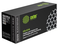 Картридж лазерный Cactus CS-E16 E-16 черный (2000стр.) для Canon FC100/200/300/PC800 CS-E16
