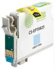 Картридж струйный Cactus CS-EPT0825 T0825 светло-голубой (13.8мл) для Epson Stylus Photo R270/290/RX CS-EPT0825