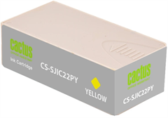Картридж струйный Cactus CS-SJIC22PY C33S020604 желт.пигм. (34мл) для Epson ColorWorks C3500 с чипом CS-SJIC22PY