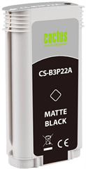 Картридж струйный Cactus CS-B3P22A №727 черный матовый (130мл) для HP DJ T920/T1500/T2530 с чипом CS-B3P22A