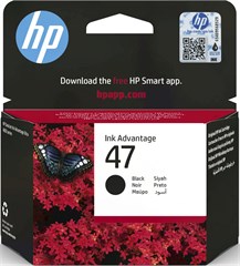 Картридж струйный HP 47 6ZD21AE черный печ.гол.в компл. (1300стр.) (26мл) для HP DJ IA Ultra 4828 6ZD21AE