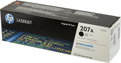 Картридж лазерный HP 207A W2210A черный бар.в компл. (1350стр.) для HP M255/MFP M282/M283 W2210A