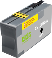 Картридж струйный Cactus CS-L0R40AE 957XL черный пигментный (73мл) для HP OfficeJet 8210/8218/8720/8 CS-L0R40AE