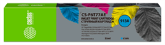 Картридж струйный Cactus CS-F6T77AE 913A голуб.пигм. (55мл) для HP PW 352dw/377dw/Pro 477dw/452dw с  CS-F6T77AE